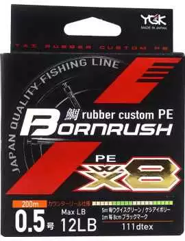 TRESSE YGK Bornrush WX8 Rubber Custom