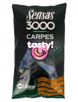 Amorce SENSAS 3000 Carp Tasty Krill 1kg