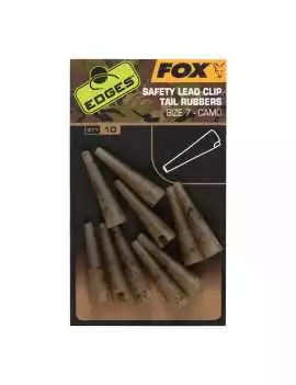 Fox EDGE Camo Safety Lead Clip Tail Rubbers (Size 7)