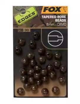 Camo Tapered Bore Beads FOX 6mm