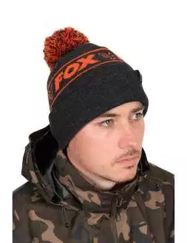 Bonnet FOX Noir et Orange