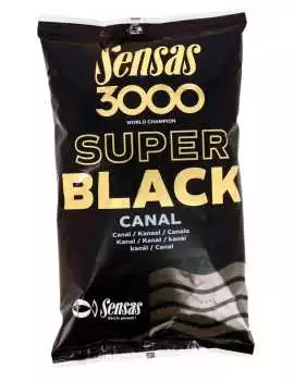 Amorces Pêche - 3000 SUPER BLACK CANAL Sensas
