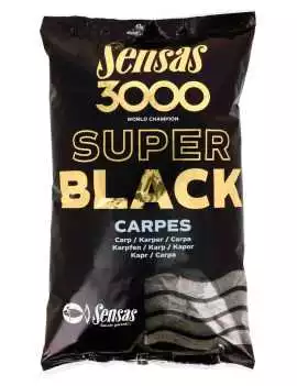 Amorces Pêche - 3000 SUPER BLACK CARPES Sensas