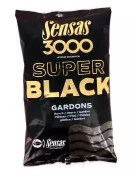 Amorces Pêche - 3000 SUPER BLACK GARDONS Sensas