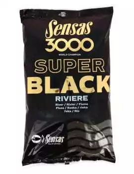 Amorces Pêche - 3000 SUPER BLACK RIVIERE Sensas