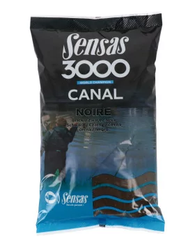 Amorces Pêche - 3000 SUPER CANAL BLACK Sensas