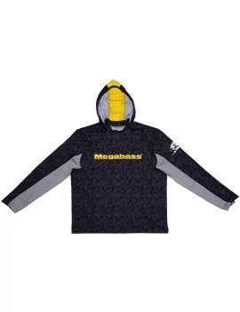 T-Shirt MEGABASS Sweat Game Hoodie BLACK