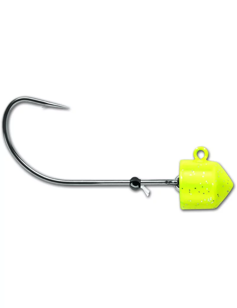 Tête Plombée VMC Swingin Ned Rig Chartreuse