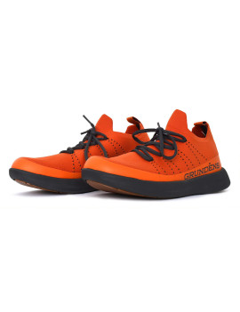 Chaussures GRUNDENS Sea Knit Boat Red Orange