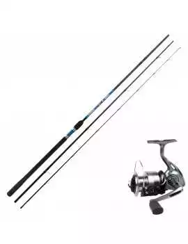 ENSEMBLE CANNE STRIKE MATCH 3M60 5/15GR + MOULINET STRIKE 301 FD