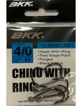 CHINU Black Nickel avec oeillet Size 4/0